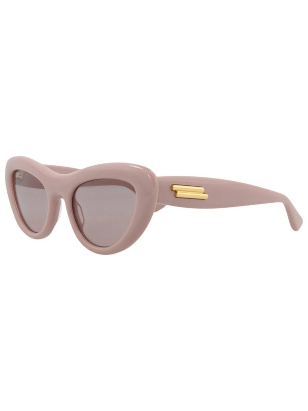 New Bottega Veneta Women's Sunglasses Cat Eye Recycled Acetate Frame Pink Pink